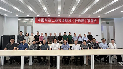 团标主编 共建标准｜中国陶瓷工业协会标准《岩板胶》审查会圆满召开！
